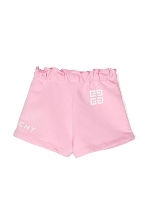 Pink cotton shorts  GIVENCHY KIDS | H14190465